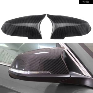 BMW 5 6 7シリーズ ブラックミラー カバー F10 F11 F18 F07 F12 F13 F06 F01 F02 LCL カーボンパターンミラー カバー - Carbon Fiber