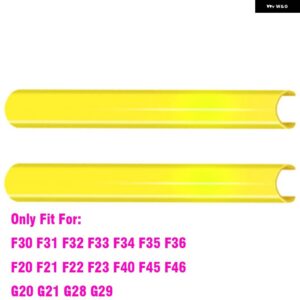 BMW M スポーツスタイルフロントグリル トリムストリップカバー フレーム ステッカー F30 F10 F20 F11 F31 F07 F32 F33 F34 F36 G30 F48 G20 G01 G05 - A Yellow