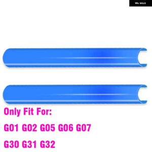 BMW M スポーツスタイルフロントグリル トリムストリップカバー フレーム ステッカー F30 F10 F20 F11 F31 F07 F32 F33 F34 F36 G30 F48 G20 G01 G05 - B Blue