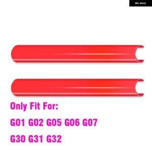 BMW M スポーツスタイルフロントグリル トリムストリップカバー フレーム ステッカー F30 F10 F20 F11 F31 F07 F32 F33 F34 F36 G30 F48 G20 G01 G05 - B Red