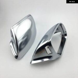 アウディ バックミラー カバー Q7 2009-2017 Q5 2009-2015 クロームマットキャップスタイリング - With Holes
