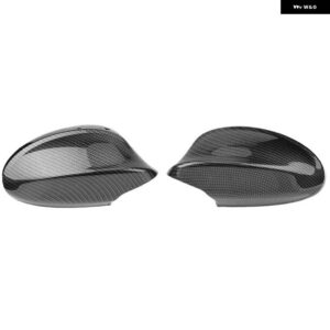 BMW ABS カーボンカラーバックミラー サイドミラー カバー キャップ E90 E91 2005-2007 E92 E93 2006-2009 M3 スタイル E80 E81 E87 - Carbon Fiber