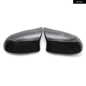 BMW バックミラー カバー 2014-2018 F15 X5 F16 X6 F26 X4 F25 X3 カーボン グロスブラック - black