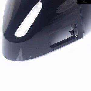 アウディ バックミラー ケースカバー グロスブラック Q5 Q5L SQ5 Q7 SQ7 45 50 55 60 TDI TFSI SLINE 2016-2021 - with hole
