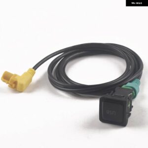 アウディ USB オーディオケーブル アダプタ ー CD プレーヤー ラジオ ワイヤーケーブル VW ゴルフ パサート ポロ GTI ティグアン シュコダ用 - gray