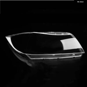 BMW フロント ヘッドライト レンズカバー キセノン E90 3 2005 2006 2007 2008 ガラス自動シェル ヘッドランプ ランプシェード クリア - right