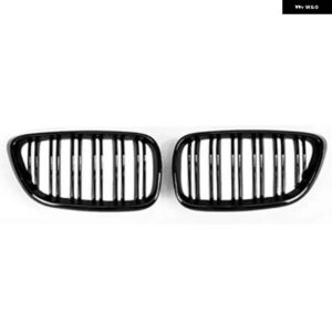 BMW カーボンデュアルスラットフロントフードキドニーグリル F22 F23 M2 2014-2018 用 225I 218I 220I - Gloss　Black