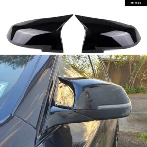 BMW 5 6 7シリーズ F10 F11 F18 GT 5GT F07 F06 F12 F01 520I 523I 525I 530I カーボンサイドバックミラー カバー キャップ - black