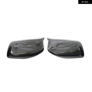 BMW カーボン明黒サイドバックミラー カバー 5シリーズ E60 E61 525I 528I 528XI 530I 530D - carbon fiber-horns