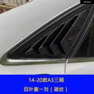 アウディ TT リアウィンドウ フェンダー サイドベント シールド A3 A4 A5 A7 TT 2008 2020 - 14-20 A3 Carbon look