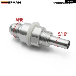 スバル AN6/AN8 フレアオ クヘッドに 5/16インチ 3/8インチ ホース バーブ継手アダプタアルミ燃料ポンプタンク車両用 - EPCGQ158N6516