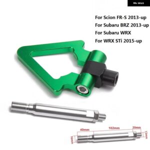 スバル 車ビレットアルミネジ式フロントリア 自動牽引フックリングキット WRX/WRX BRZ EP-RTHLPH016 - Green
