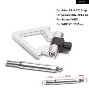 スバル 車ビレットアルミネジ式フロントリア 自動牽引フックリングキット WRX/WRX BRZ EP-RTHLPH016 - Silver