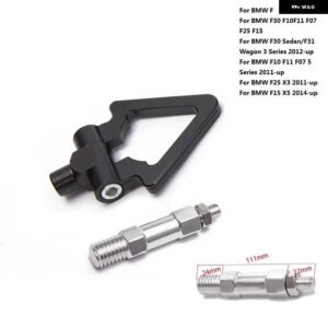 BMW スポーツカー牽引フック レーシング 牽引バー自動トレーラーリング F30 F10 F11 F07 F25 X3 F15 X5 ユーロスタイル EP-RTHLPH015 - Triangle Black