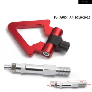 アウディ スポーツカー牽引フック レーシング 牽引バー自動トレーラーリング A4 2010-2015 ユーロスタイル EP-RTHLPH018 - Red2