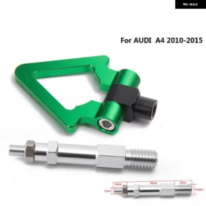 アウディ スポーツカー牽引フック レーシング 牽引バー自動トレーラーリング A4 2010-2015 ユーロスタイル EP-RTHLPH018 - Green