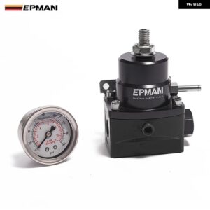 BMW レーシング カー 汎用 燃圧レギュレーター ゲージ 付き/なし E39 5シリーズ 2000- EP-7MGT-ZTGA - EPMAN W Gauge Black