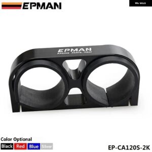 BMW ビレットアルミ 60MM デュアル燃料フィルター 燃料ポンプブラケット/クランプ/マウント 044 燃料ポンプ 520I EP-CA120S-2K - black