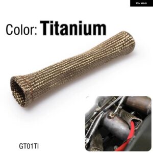 アウディ チタンバルカン溶岩プロテクタースリーブスパークプラグワイヤー ブーツ 1CYL VW パサート A4 B6 2001-2007 EP-GT01 - Titanium
