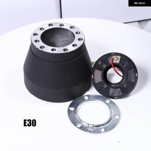BMW E30 E36 E46 ステアリングホイール ハブアダプタースナップオフボスキット クイックリリースセット 3シリーズ E46 1999-2006 320I 325I 328I M3 - RS551-E30