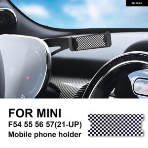 BMW 車携帯電話ホルダー ミニクーパー F54 F55 F56 F57 インテリア 360 °回転 合金 ABS - Checker