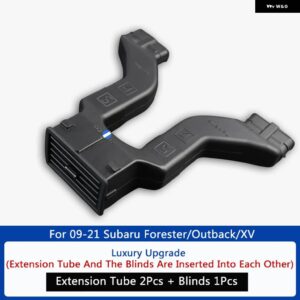 スバル 車リアエアコンアウトレット延長チューブブラインド フォレスターアウトバック XV 2009-2021 - Blinds Tube 3Pcs