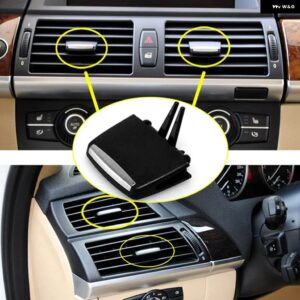 BMW 1PC カー インテリア フロント/リアセンター A/C 空調ベント アウトレットタブクリップ リペアキット X5 E70 X6 E71 - front