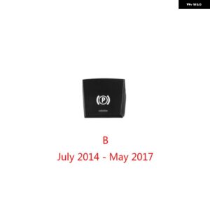BMW ハンドブレーキ パーキング ブレーキ P ボタン スイッチ カバー 5 7 F01 F02 F07 F10 F11 F18 F30 520 523 730 2009-2017 - 14-17