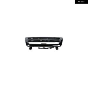 BMW ラジオトリム LED ダッシュボード センターコンソール AC パネル ライト青とオレンジ色のムードライト 3 4シリーズ F30 LCI - Piano black
