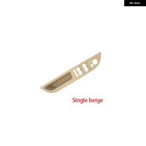 BMW 黒 インテリア ハンドル インナードア アームレスト パネル プルトリム カバー 5シリーズ E60 - single beige