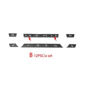 BMW コンソール ダッシュエアコンボタン キーキャップの交換 5 6 7シリーズ X5 X6 F10 F18 F06 F12 F01 F02 F15 F16 520 523 - B