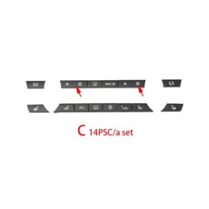 BMW コンソール ダッシュエアコンボタン キーキャップの交換 5 6 7シリーズ X5 X6 F10 F18 F06 F12 F01 F02 F15 F16 520 523 - C