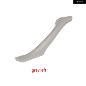 BMW LHD RHD レザー インテリア ドアプルハンドル アセンブリ 5シリーズ F10 F11 F18 520I 523I 525I 528I 535I用 - Grey Left