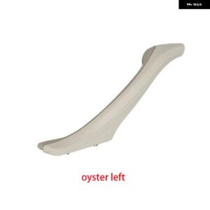 BMW LHD RHD レザー インテリア ドアプルハンドル アセンブリ 5シリーズ F10 F11 F18 520I 523I 525I 528I 535I用 - Oyster Left