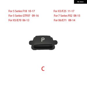 BMW ギアレバー自動 パーキング ボタン 文字 P ボタン F02 F15 F16 F18 F20 F25 F26 F35 E60 E70 E71 3 5 7シリーズ X3 X5 X6 - C F18