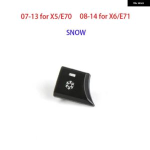 BMW X5 X6 E70 E71空調ボタン 風量調整 スイッチ 冷凍ボタン エア循環ボタン カバー - SNOW