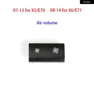 BMW X5 X6 E70 E71空調ボタン 風量調整 スイッチ 冷凍ボタン エア循環ボタン カバー - Air volume
