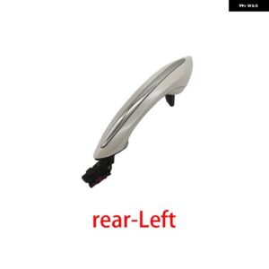 BMW ブラックホワイト車 外装 快適アクセスドアハンドル 5 7シリーズ F01 F02 F06 F10 520D 520I 525D 528I 530D 530I 51217231931 - rear Left white