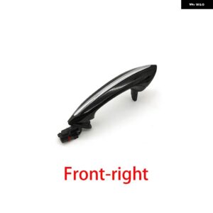 BMW ブラックホワイト車 外装 快適アクセスドアハンドル 5 7シリーズ F01 F02 F06 F10 520D 520I 525D 528I 530D 530I 51217231931 - Front Right Black