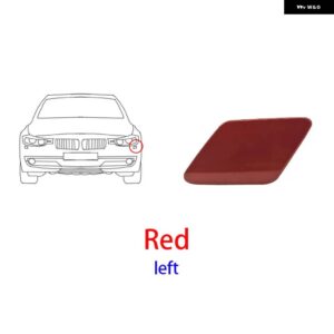 BMW フロントバンパー ヘッドライト ウォッシャースプレーノズルジェットカバー キャップ 3シリーズ F30 F31 F35 51117293031 - red left