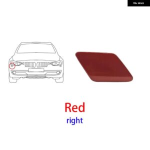 BMW フロントバンパー ヘッドライト ウォッシャースプレーノズルジェットカバー キャップ 3シリーズ F30 F31 F35 51117293031 - red right