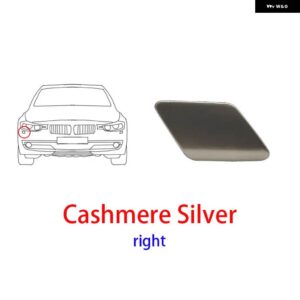 BMW フロントバンパー ヘッドライト ウォッシャースプレーノズルジェットカバー キャップ 3シリーズ F30 F31 F35 51117293031 - Silver-Right