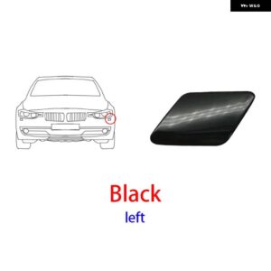 BMW フロントバンパー ヘッドライト ウォッシャースプレーノズルジェットカバー キャップ 3シリーズ F30 F31 F35 51117293031 - BLACK LEFT