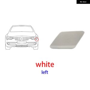 BMW フロントバンパー ヘッドライト ウォッシャースプレーノズルジェットカバー キャップ 3シリーズ F30 F31 F35 51117293031 - white LEFT