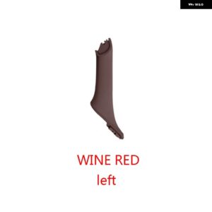 BMW 黒車インナー インテリア ハンドル インナードア パネル ハンドルプルトリム カバー 5シリーズ F10 F11 - wine red left