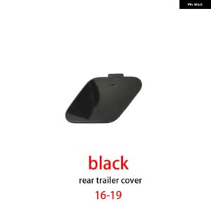 BMW リアバンパー 牽引フックアイカバー キャップ下塗りバンパー トレーラーカバー 3シリーズ F30 16-19 51127438417 - black