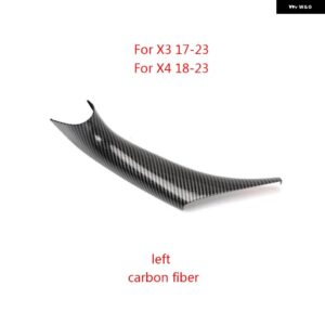 BMW カースタイリング右左 インナードア パネル ハンドルプルトリム カバー オート インテリア X3 G01 G08 X4 G02 51419109611 - left carbon fiber