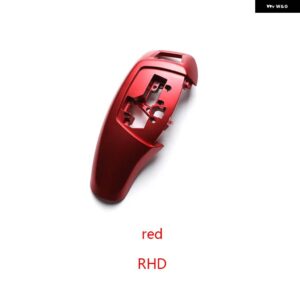 BMW LHD RHD ABS カーボン ギアシフト レバーノブカバー F20 F22 F30 F35 F32 F36 F10 F18 F07 F06 F01 F02 X3 X4 F25 F16 - RHD red