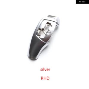 BMW LHD RHD ABS カーボン ギアシフト レバーノブカバー F20 F22 F30 F35 F32 F36 F10 F18 F07 F06 F01 F02 X3 X4 F25 F16 - RHD-Silver