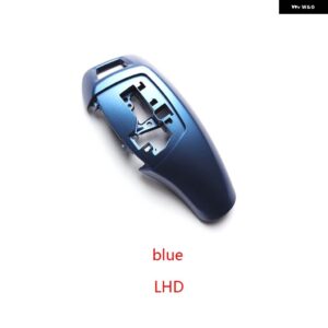 BMW LHD RHD ABS カーボン ギアシフト レバーノブカバー F20 F22 F30 F35 F32 F36 F10 F18 F07 F06 F01 F02 X3 X4 F25 F16 - LHD Blue